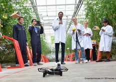 Zowel het team van Selff, de jury van TU Delft als BNR, wachtten in spanning af op de eerste take off.